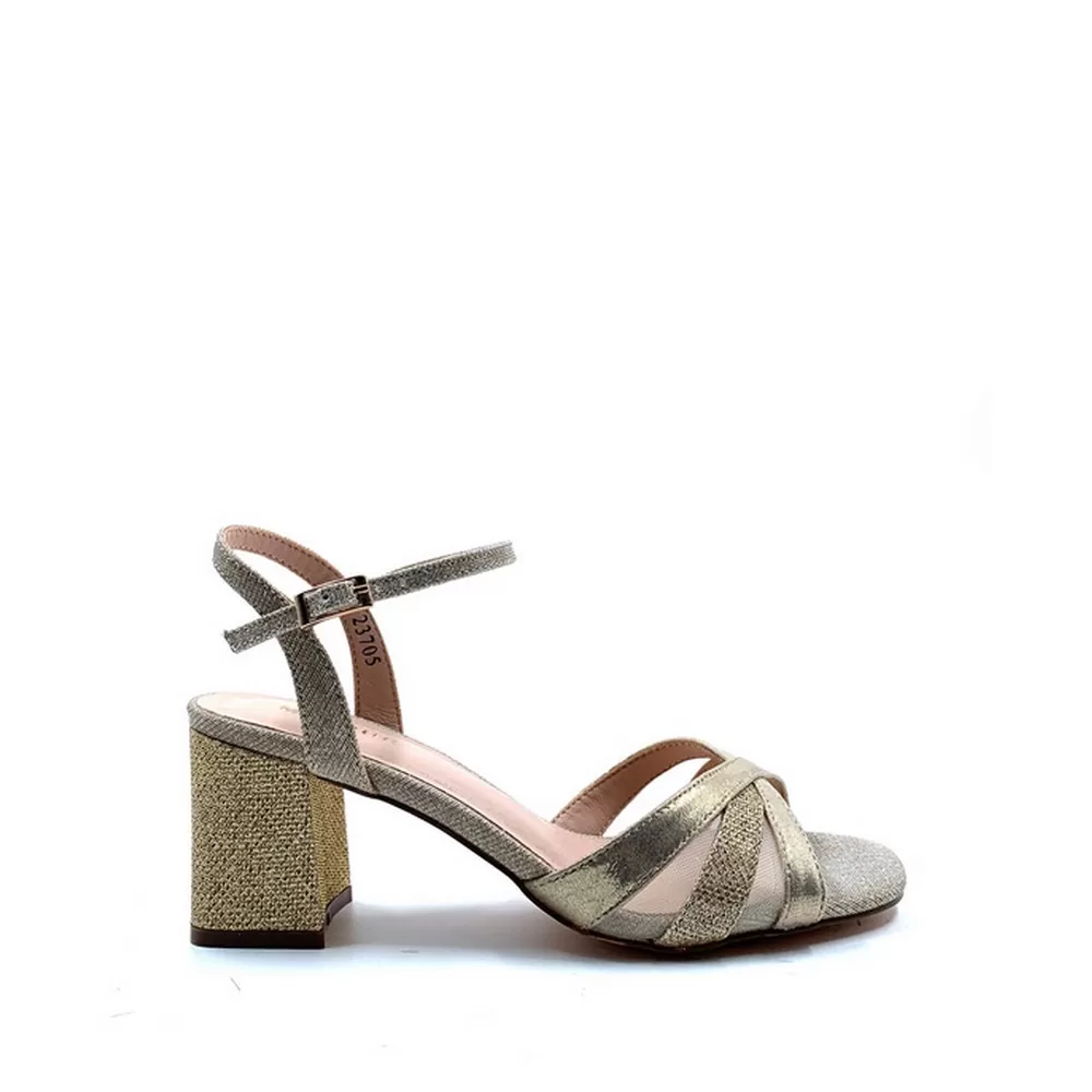 Γυναικεία Πέδιλα 23705 0000 Χρυσό Πλατίνας (Gold)