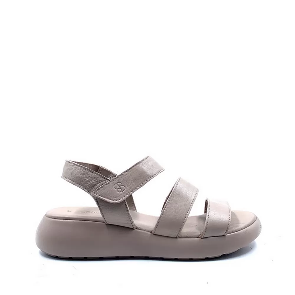 Γυναικεία Ανατομικά Σανδάλια 5-28203-20 462 Κρεμ (Cream)