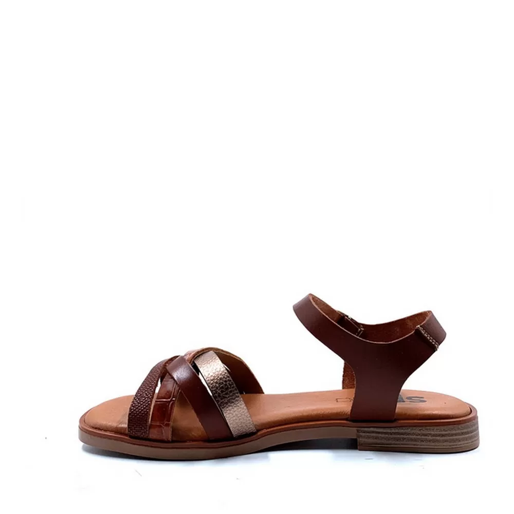 Γυναικεία Flatforms 2302 Κονιάκ (Avellana Petra Dov)