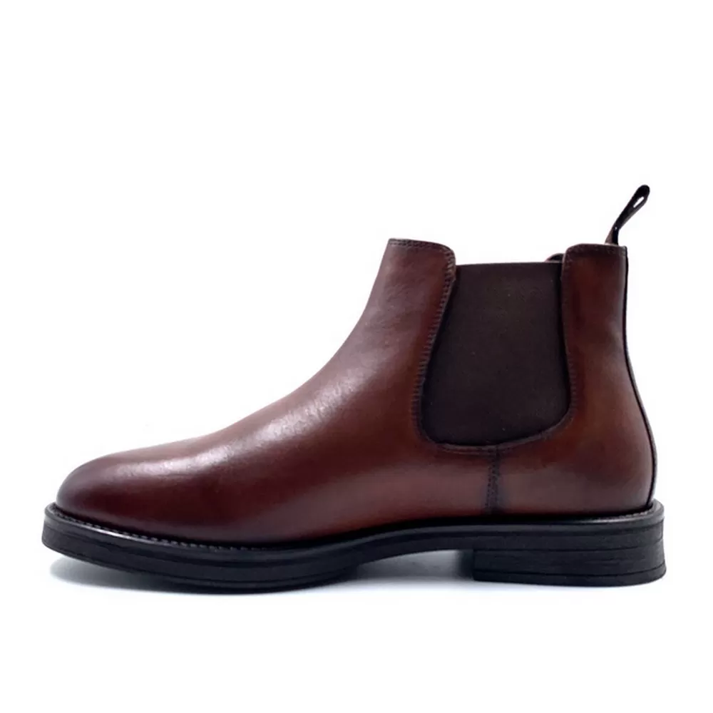 Ανδρικά Μποτάκια chelsea 5-15300-41 300   Brown