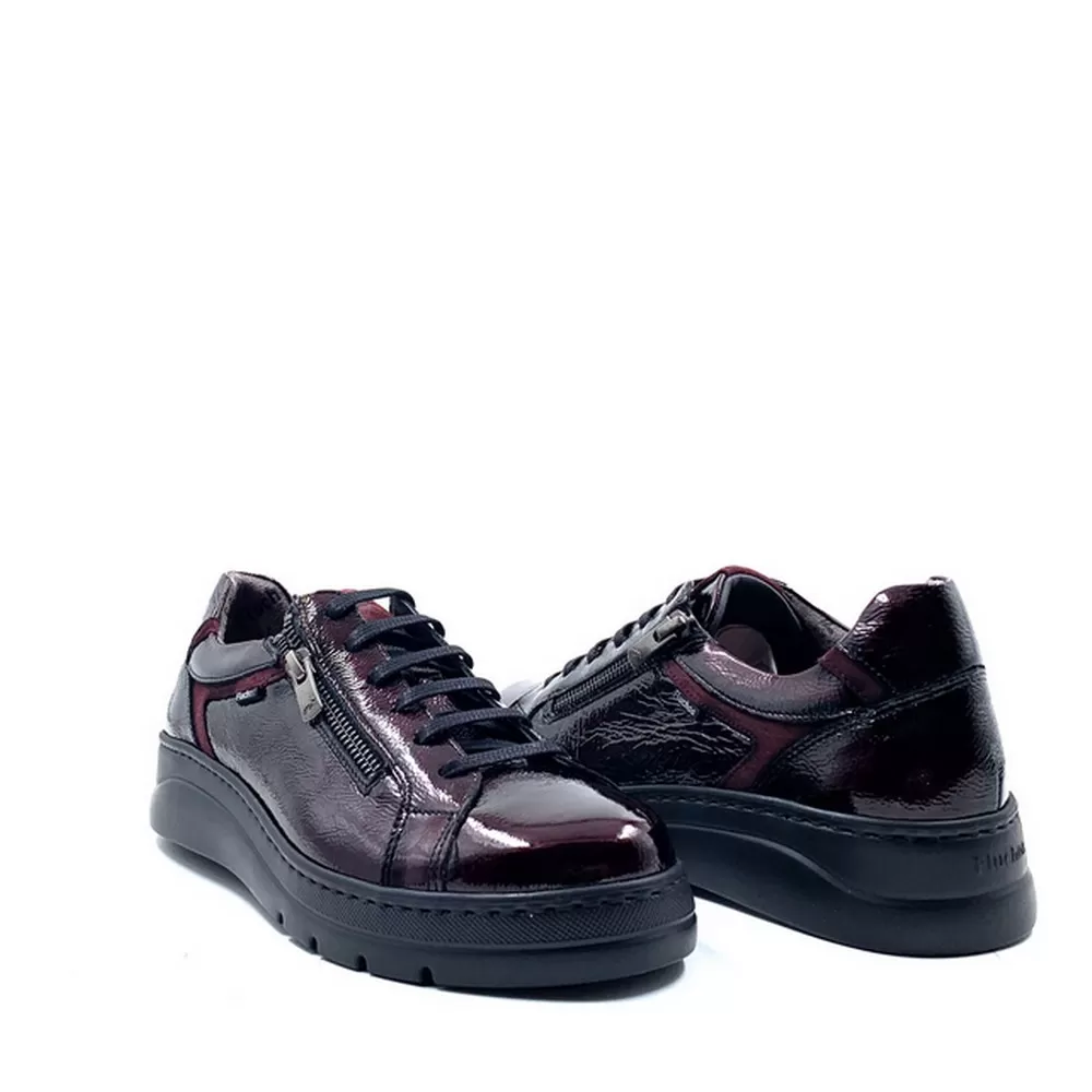Γυναικέια Ανατομικά Sneakers Pompas F1666 Bordo
