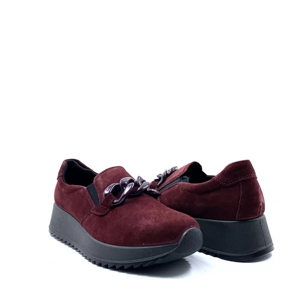 Γυναικεία Ανατομικά  Loafers IMA 457350  Bordo