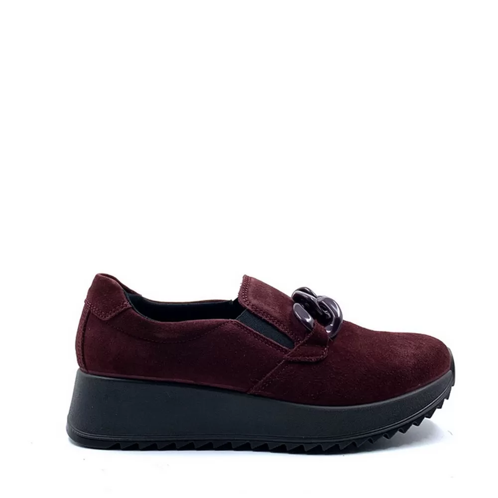 Γυναικεία Ανατομικά  Loafers IMA 457350  Bordo