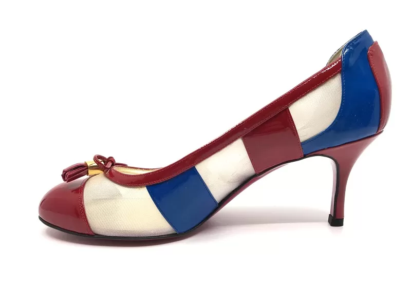 Γυναικείες Γόβες  3057-DEC σε  Κόκκινο Χρωματισμό