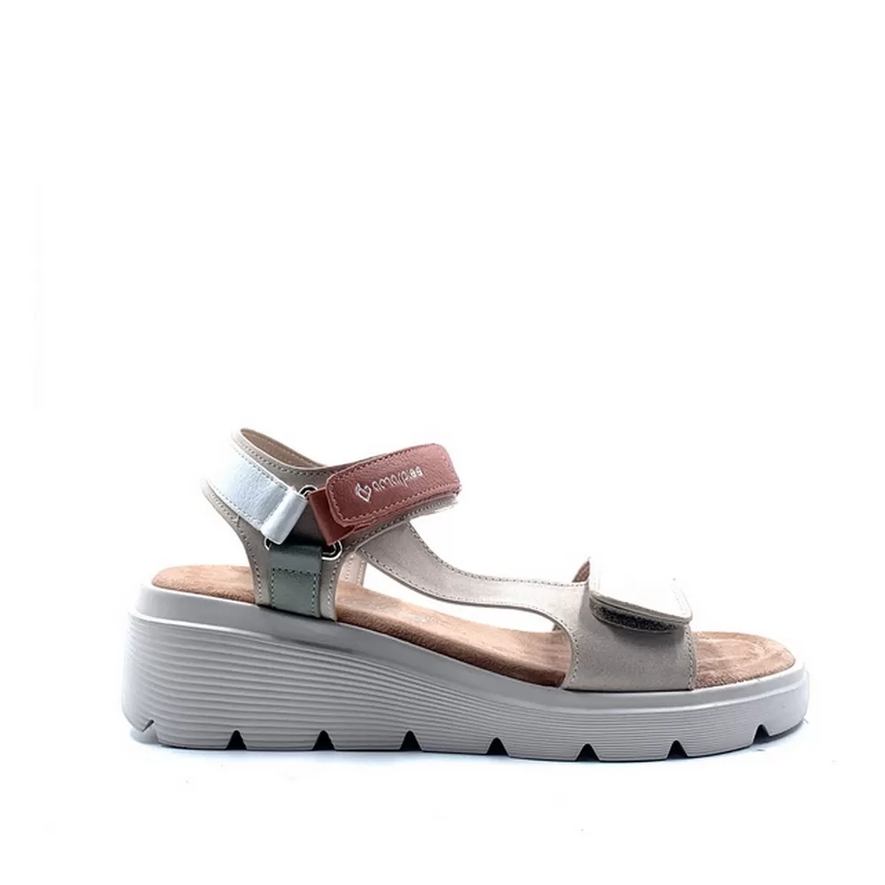 Γυναικεία Σανδάλια Abz26645 Combi Beige