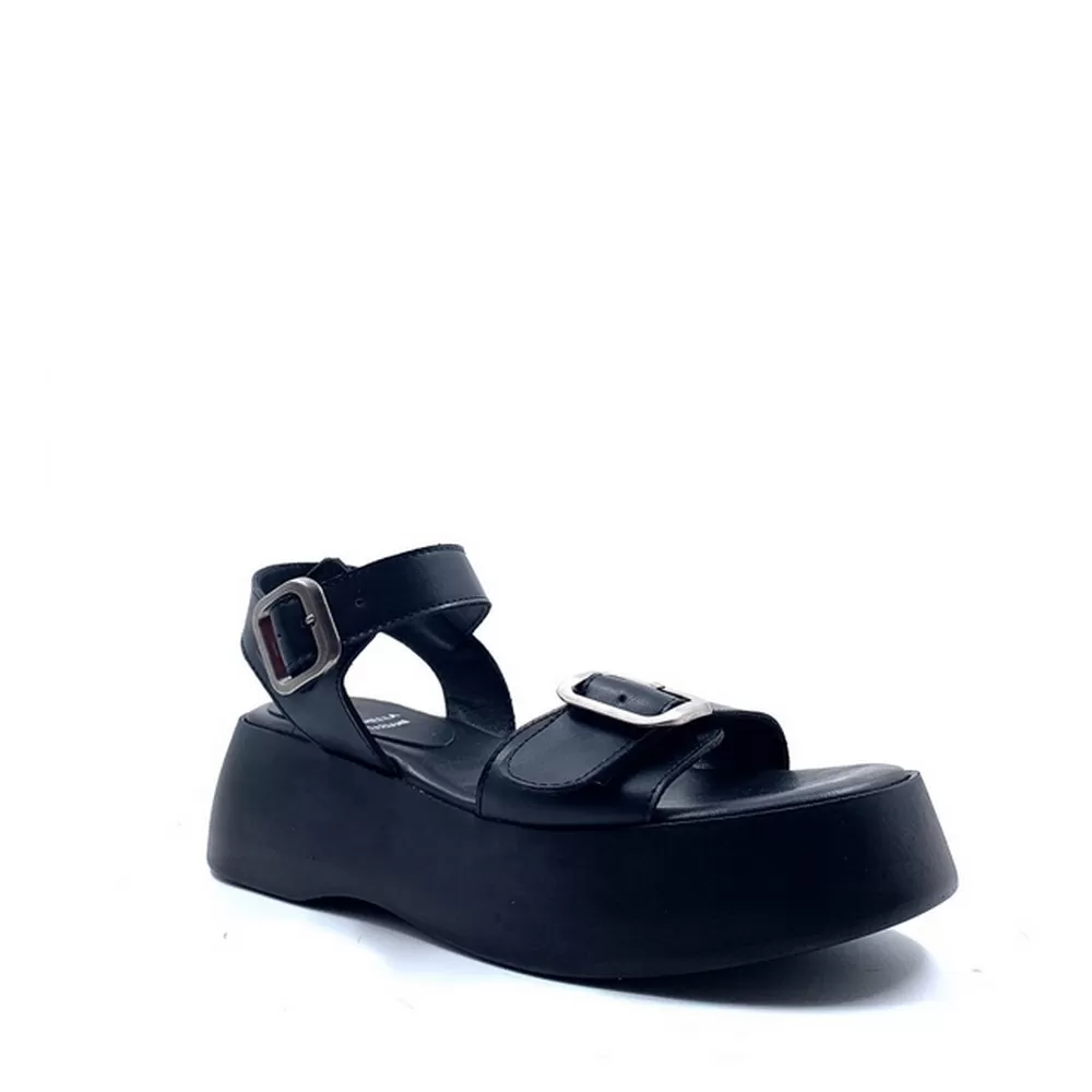 Γυναικείες Πλατφόρμες Δερμάτινες 280 Black