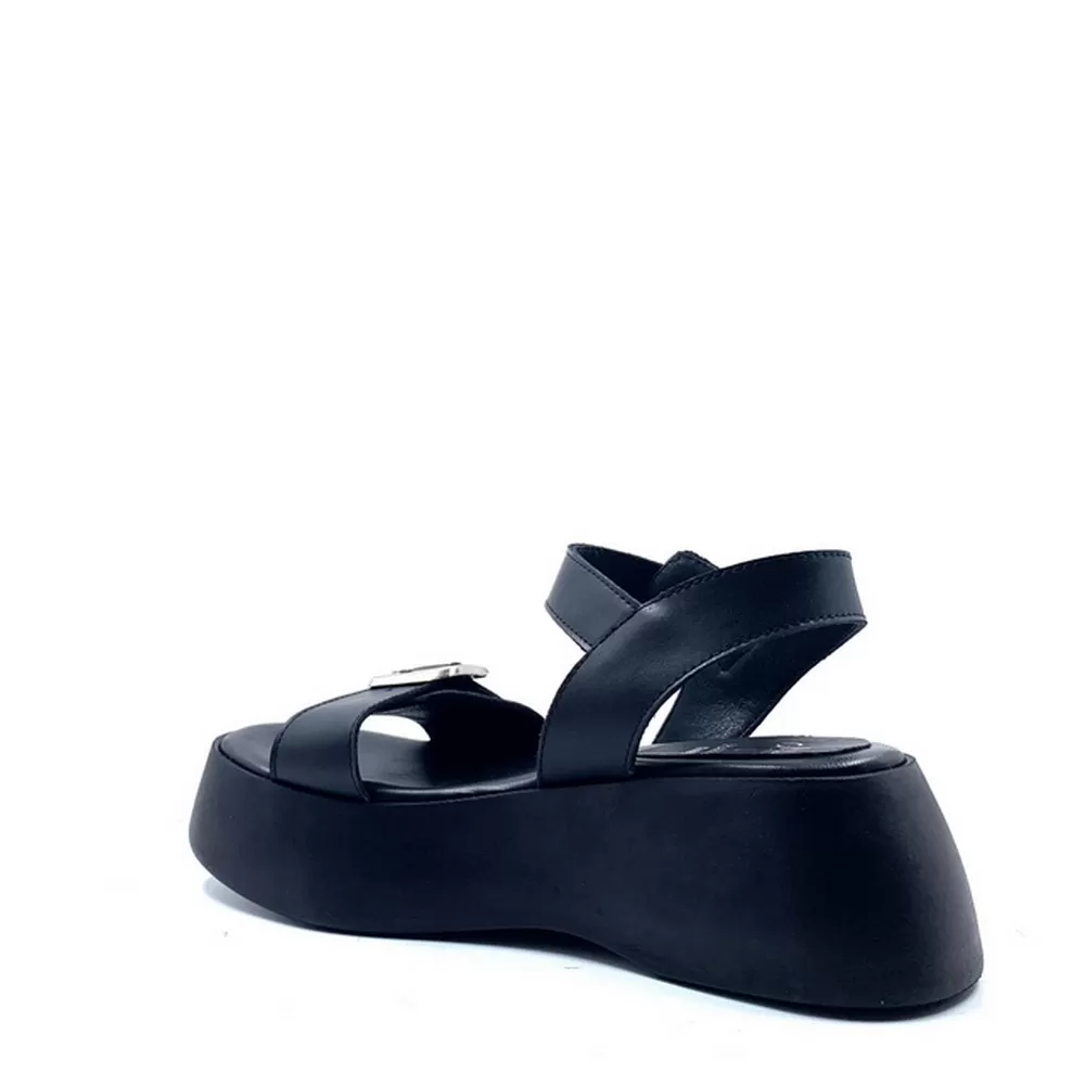 Γυναικείες Πλατφόρμες Δερμάτινες 280 Black