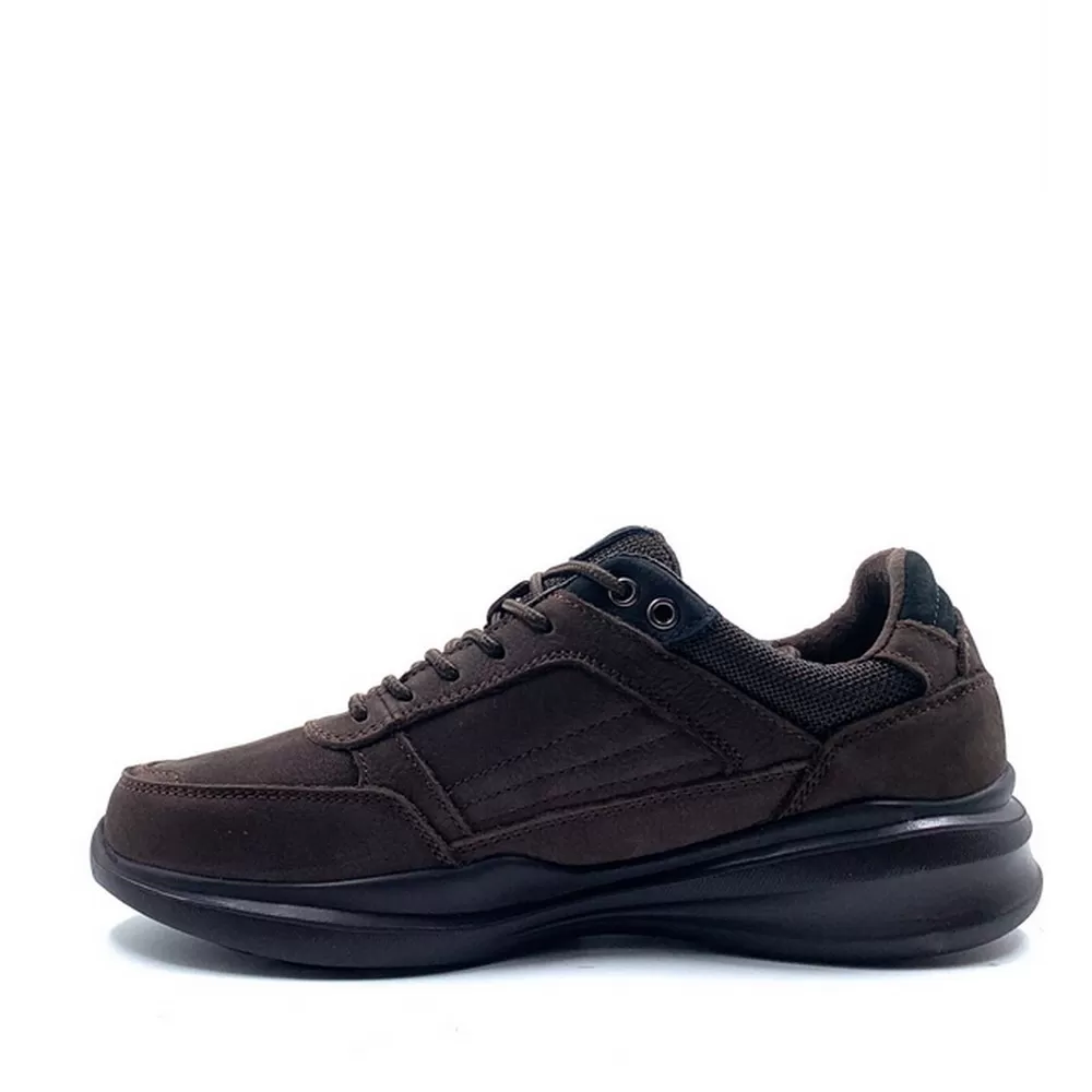 Ανδρικά Sneakers San Polo IM52032  Καφέ Δέρμα