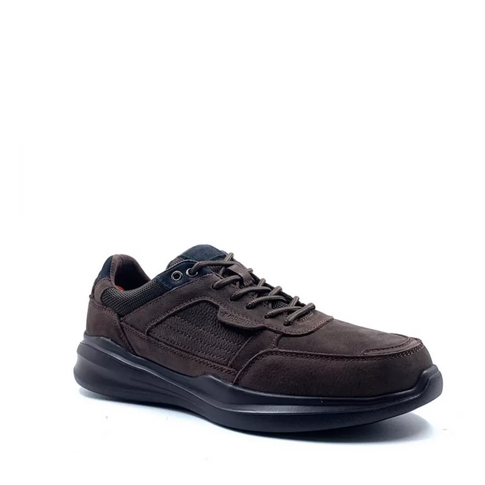 Ανδρικά Sneakers San Polo IM52032  Καφέ Δέρμα