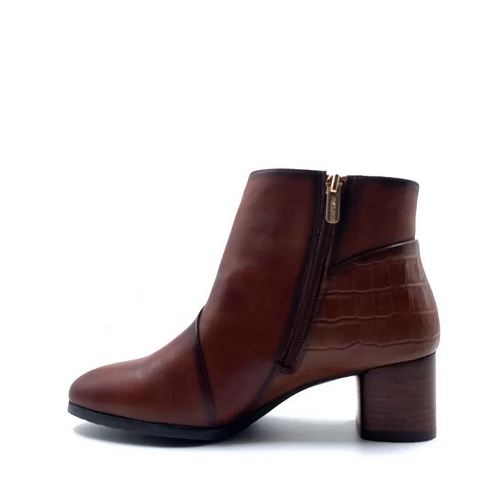 Γυναικεία Ankle Μποτάκια Calafat W1z-8575c1 Cuero