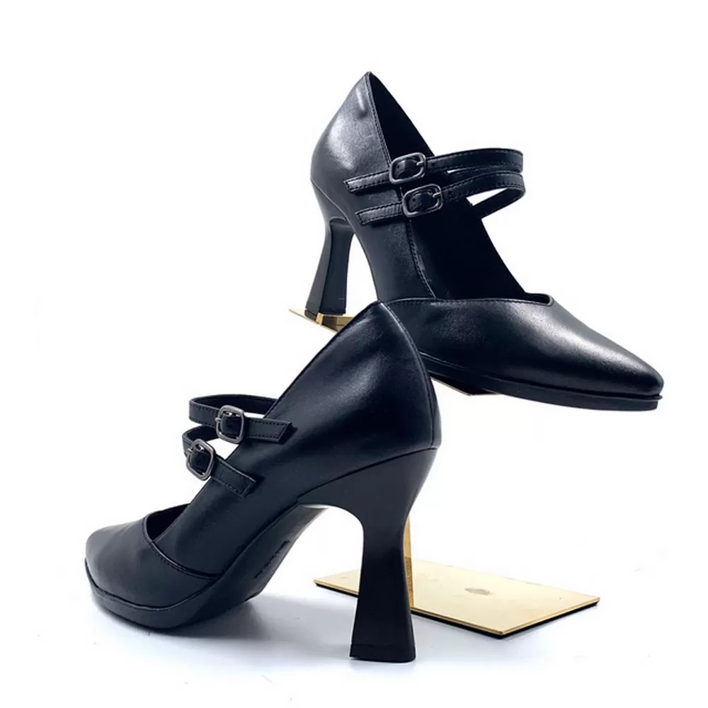 Γυναικείες Ανατομικές Γόβες με Μπαρέτα Saga9 Black