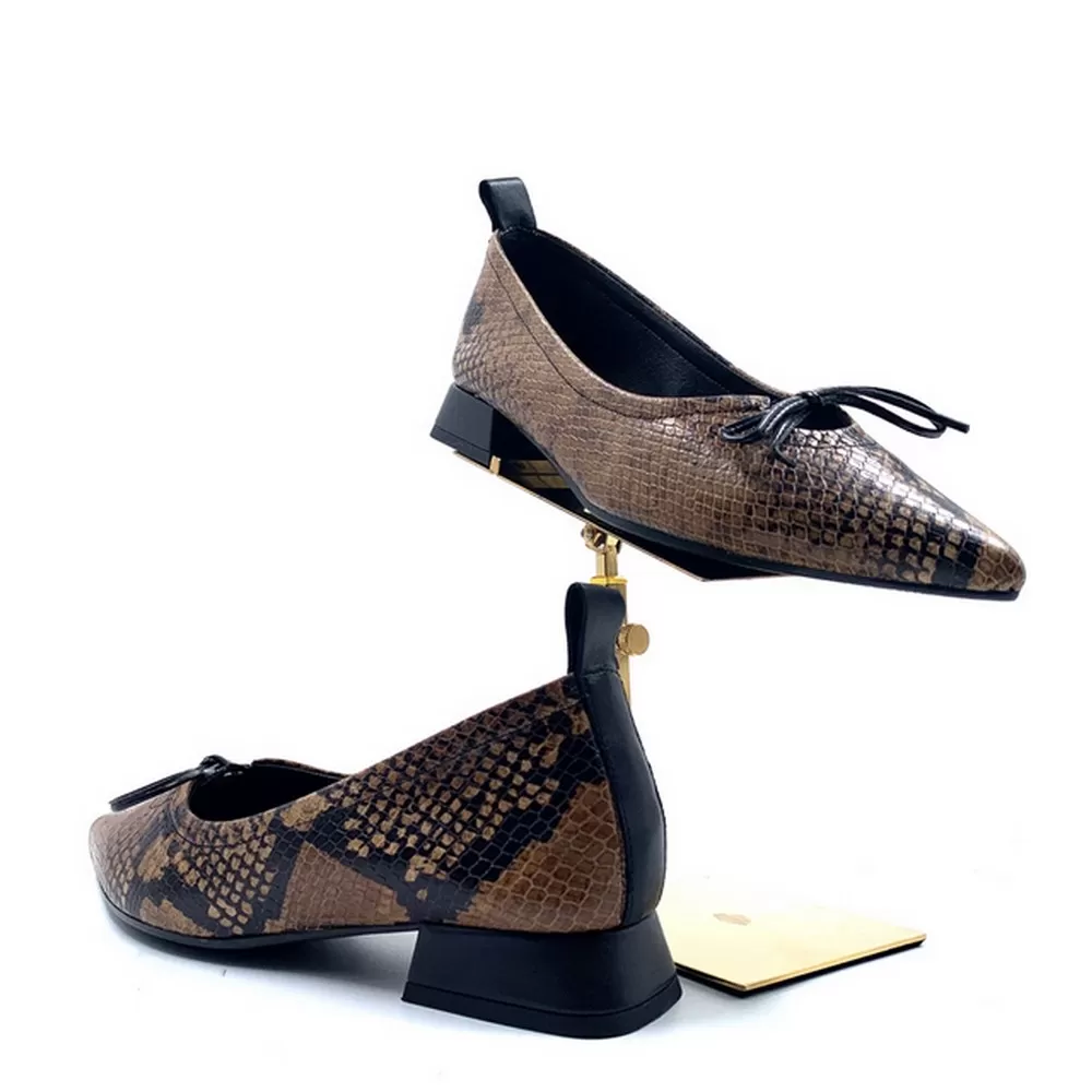 Γυναικείες Ανατομικές Γόβες με δερμάτινο αφρώδες πατάκι Viena12 Taupe