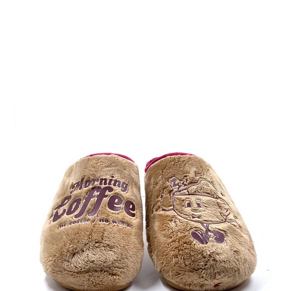 Ανδρικές Παντόφλες Ανατομικές από Μαλακή Γούνα  76952 Marron  PincKney