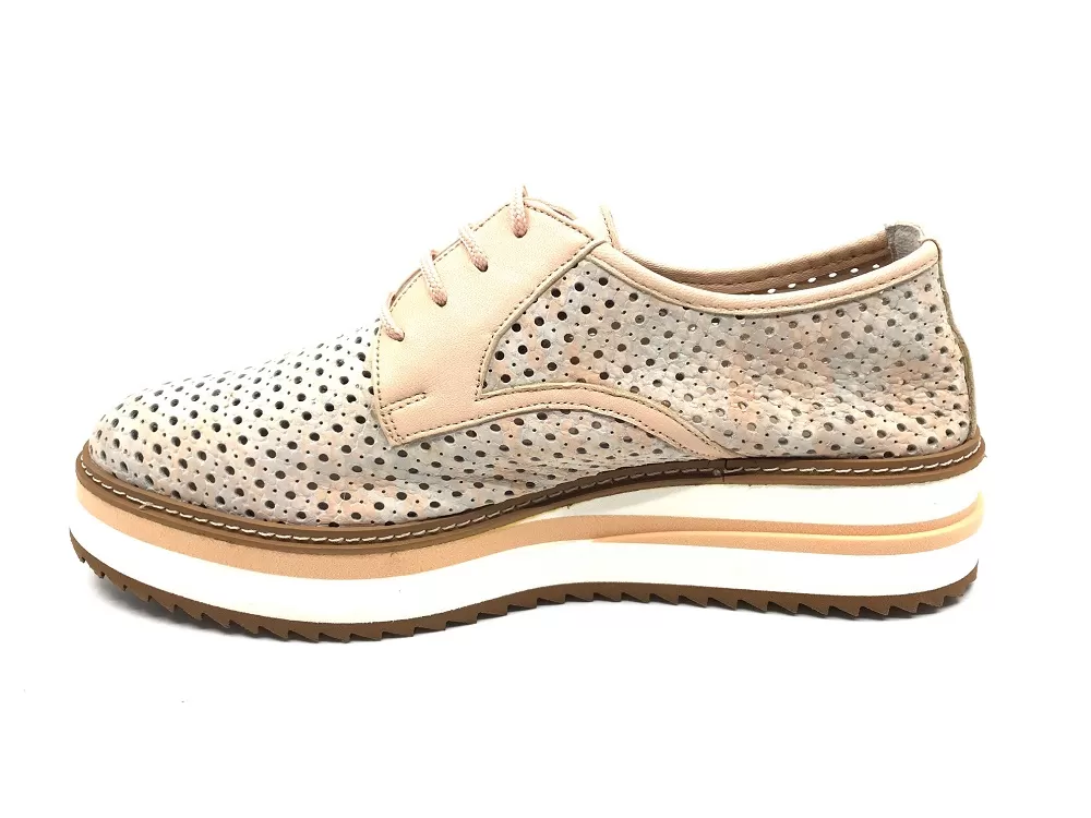 Γυναικεία  Oxford TSITSIVAS 1504 Δερμάτινα Nude