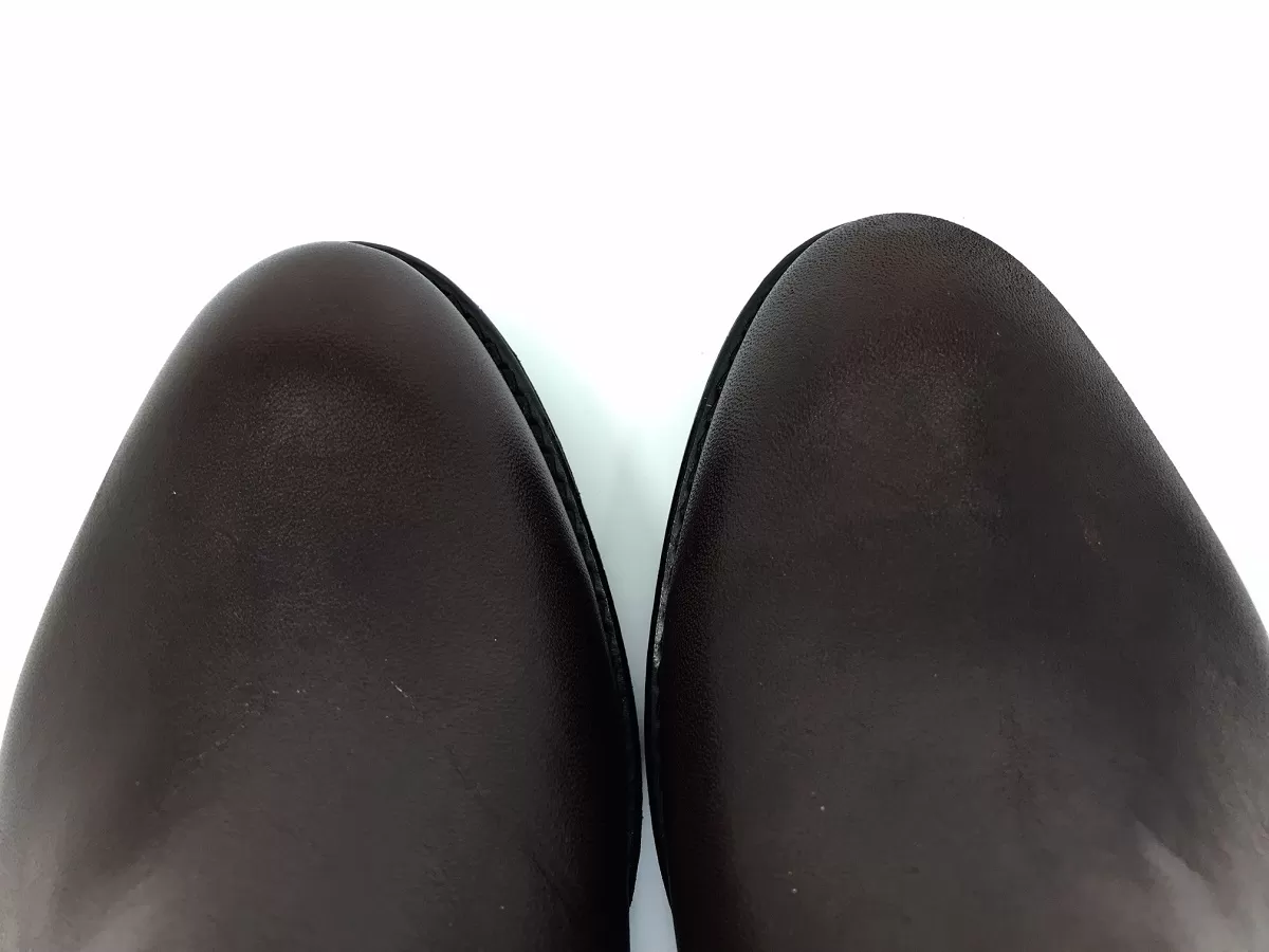 Γυναικεία Ancle Δερμάτινα Μποτάκια  D8260 Δέρμα Κροκό Κονιάκ Καφέ