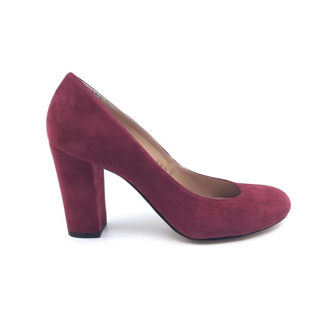 Γυναικείες Γόβες Δερμάτινες Καστόρ σε Μπορντό 1105