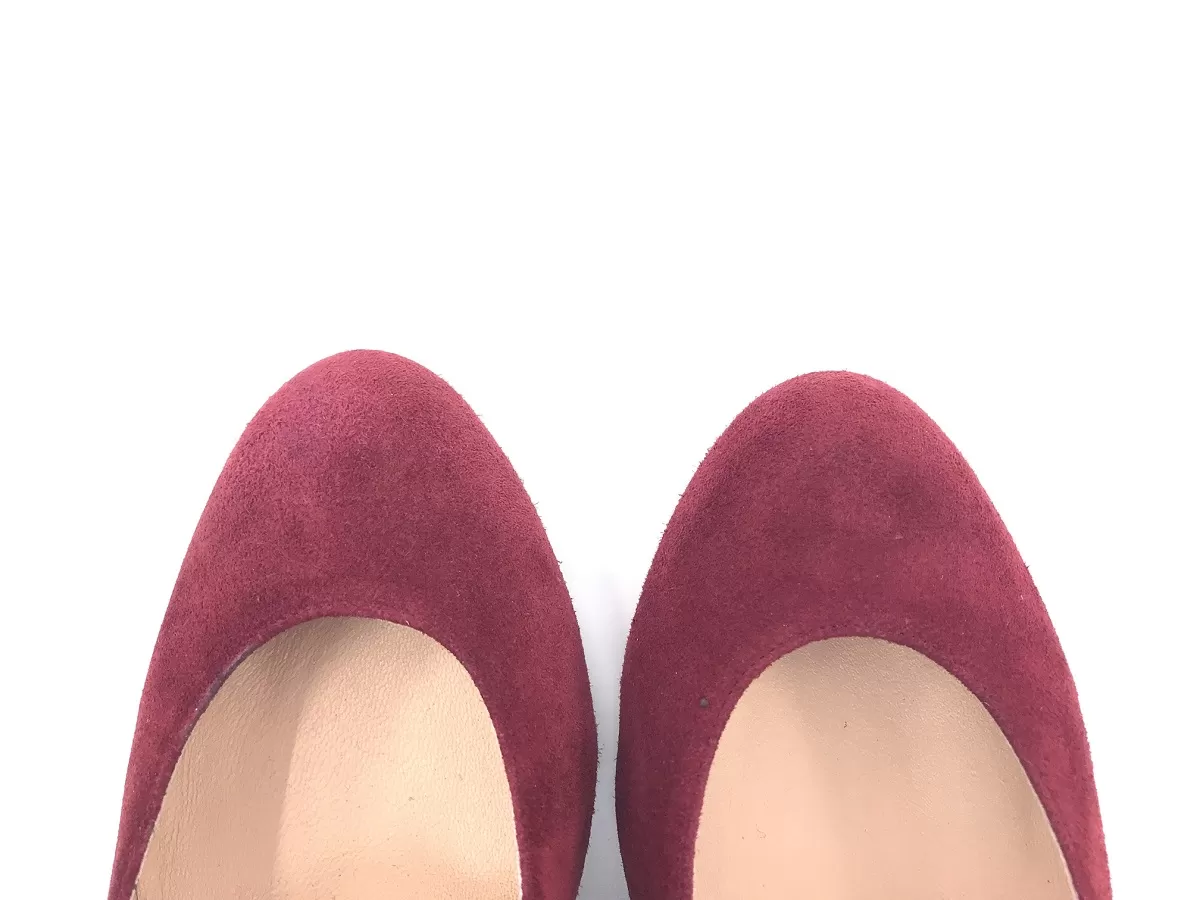 Γυναικείες Γόβες Δερμάτινες Καστόρ σε Μπορντό 1105