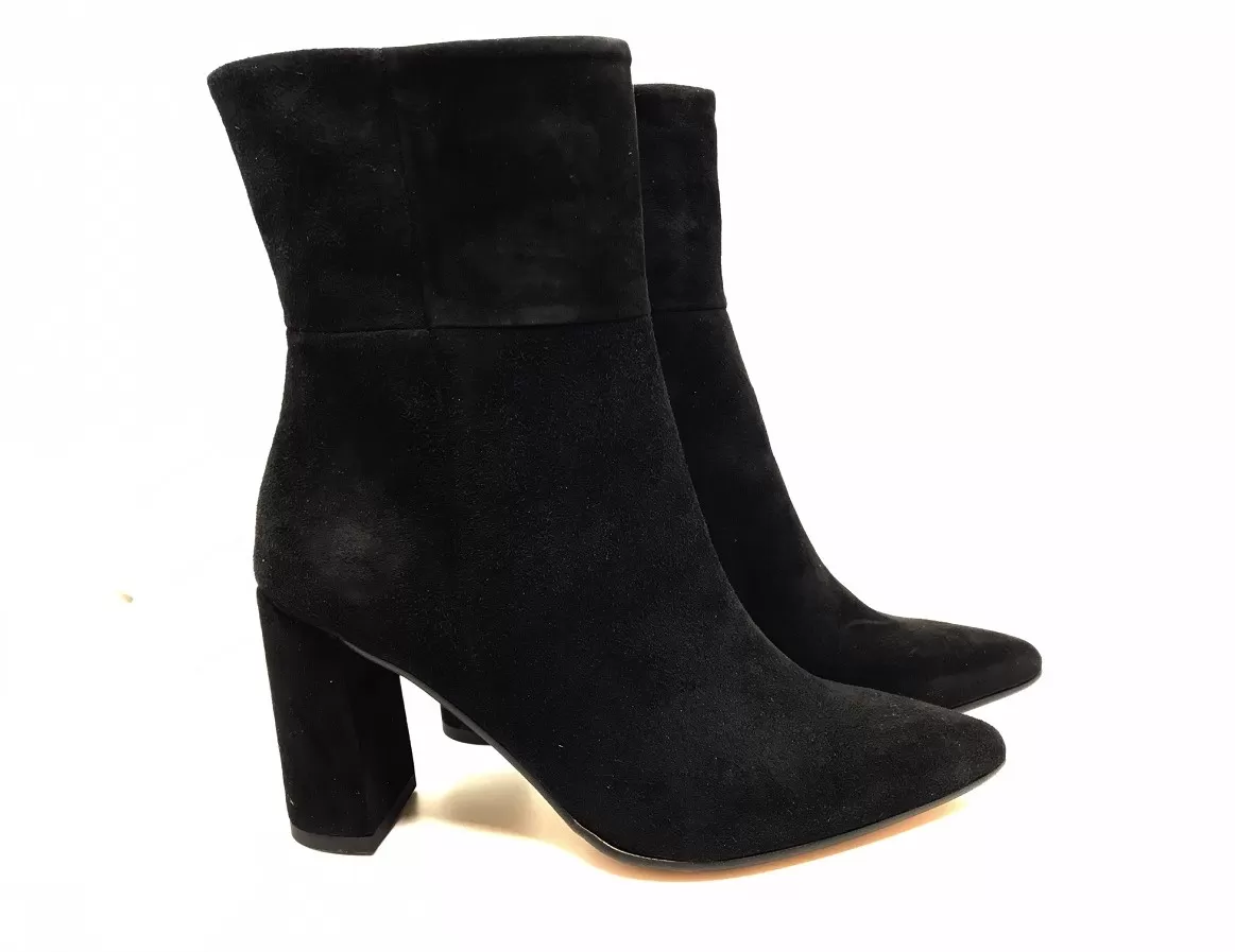 Γυναικεία Μποτάκια Καστόρ AmalfiI 4184 σε Μαύρα Χρωματισμό