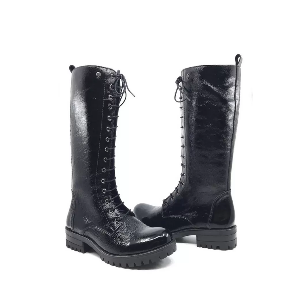 Γυναικείες Αρβυλάκια-Κορδονιέρα  D8650 Naplak Negro