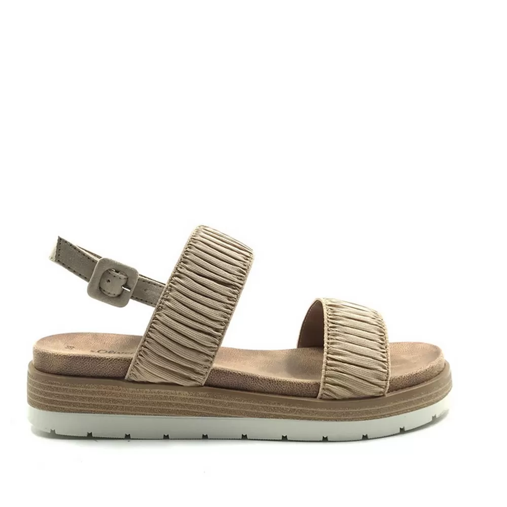 Γυναικεία Πέδιλα 5-28108-28-355 σε Μπεζ Χρωματισμό (Sand)