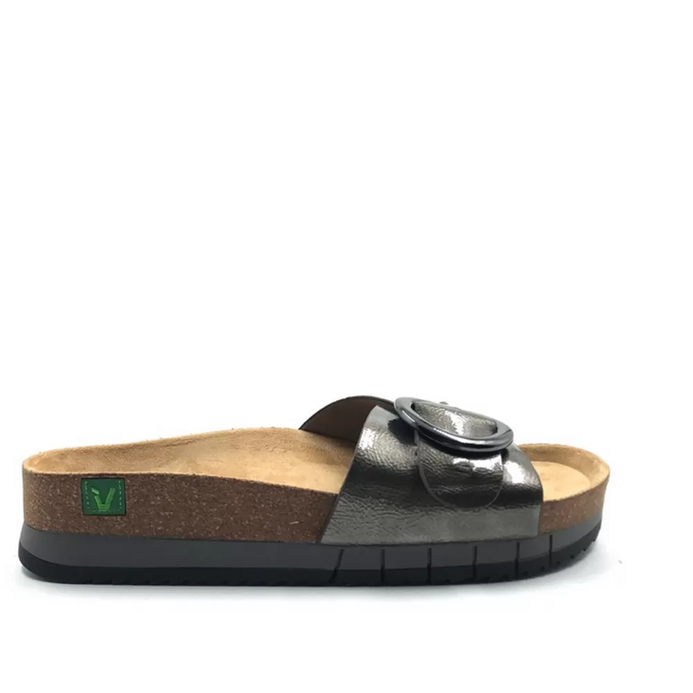 Γυναικείες Ανατομικές Παντόφλες 8-27582-28-990 σε Γκρι Χρωματισμό ( Patent Pewter)