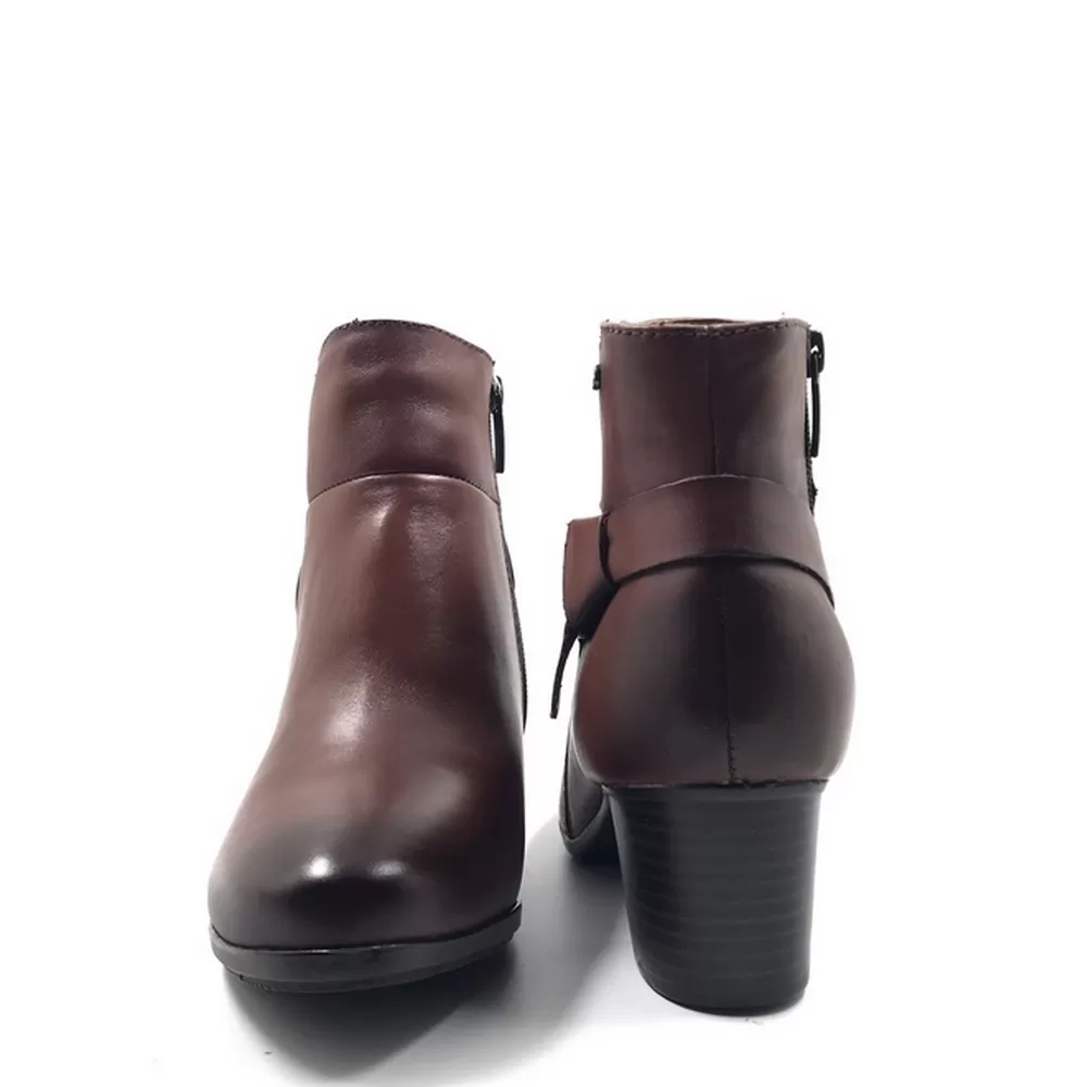 Γυναικεία Μποτάκια Ανατομικά  8-85303-29 328 σε Κονιάκ Χρωματισμό (CHESTNUT)